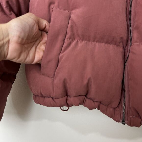 Native Youth Avery Puffer Jacket Coat Mauve Dusty Rose Women’s M - Picture 3 of 12